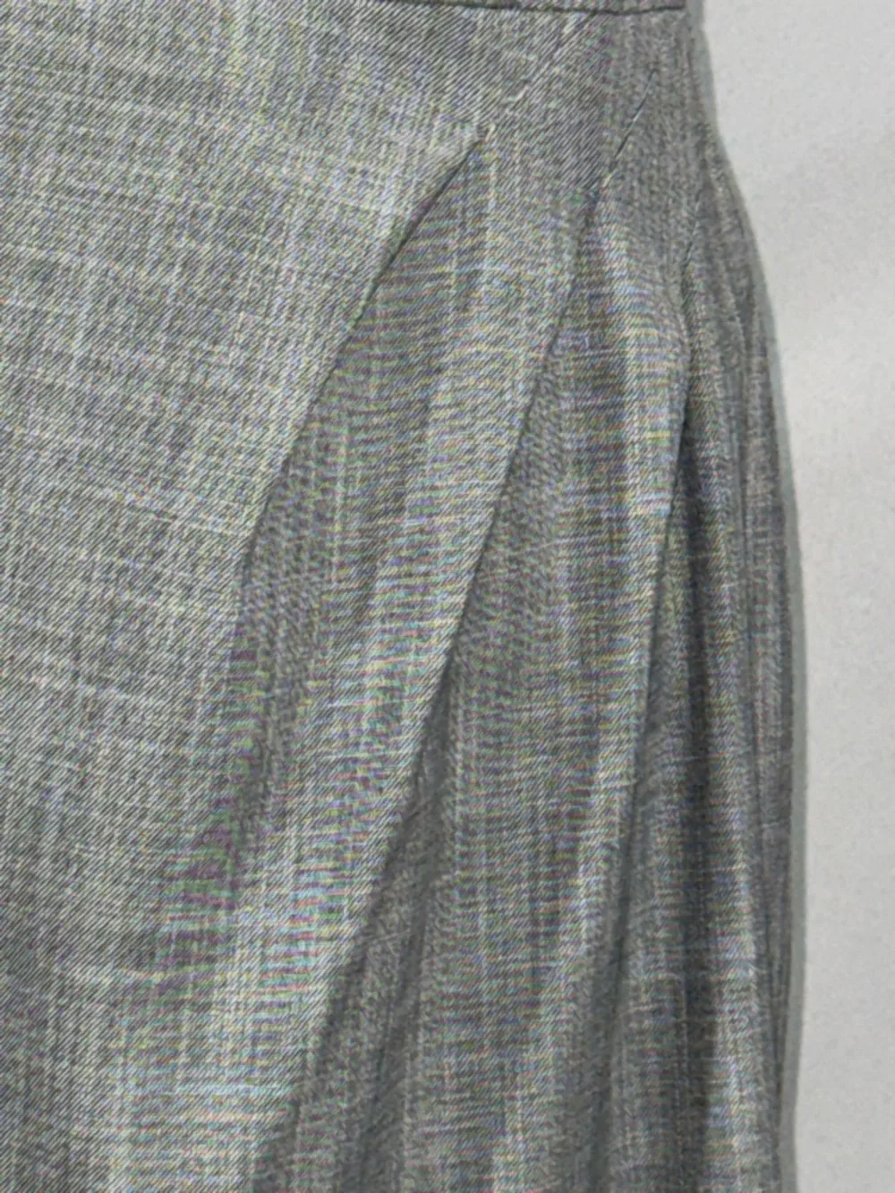 Ann Taylor Gray Plaid Midi Sheath Dress - Picture 4 of 8